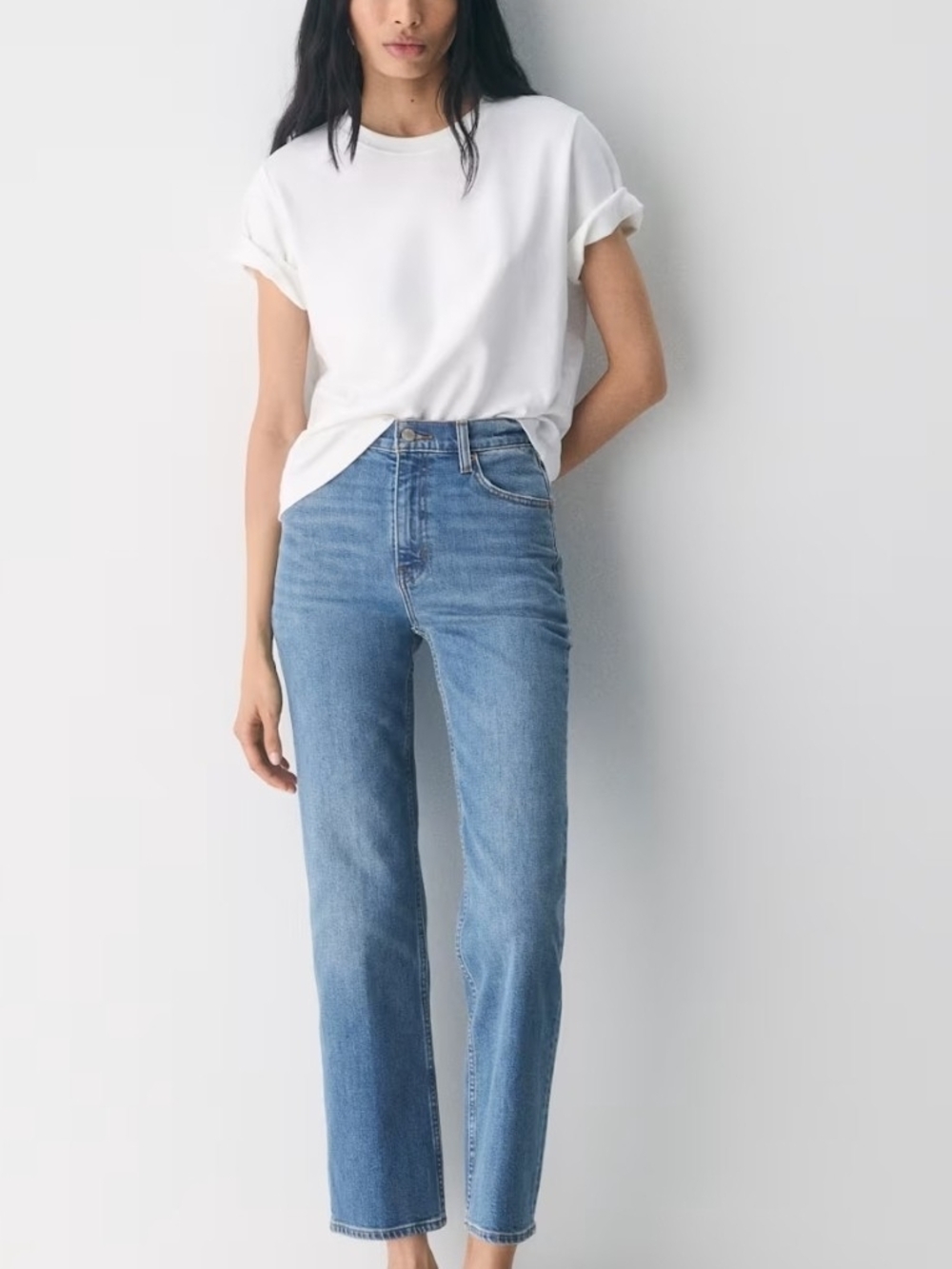 Denim Forum The Arlo High-Rise Straight Size 28